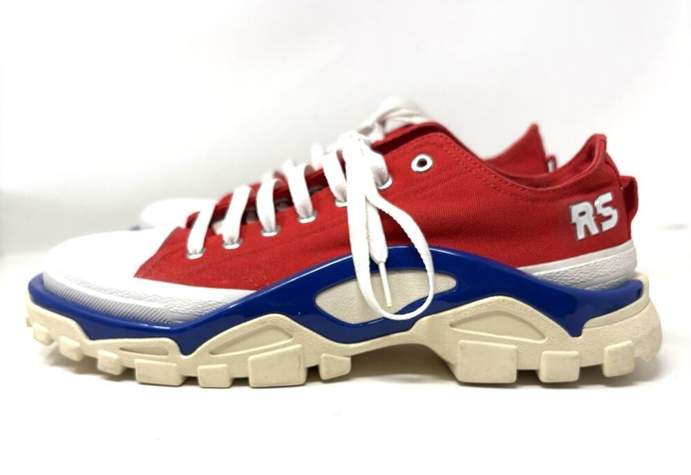 Adidas Raf Simons RS Detroit Runner EE7936 Sz 9 Red White Blue Mens Sneakers
